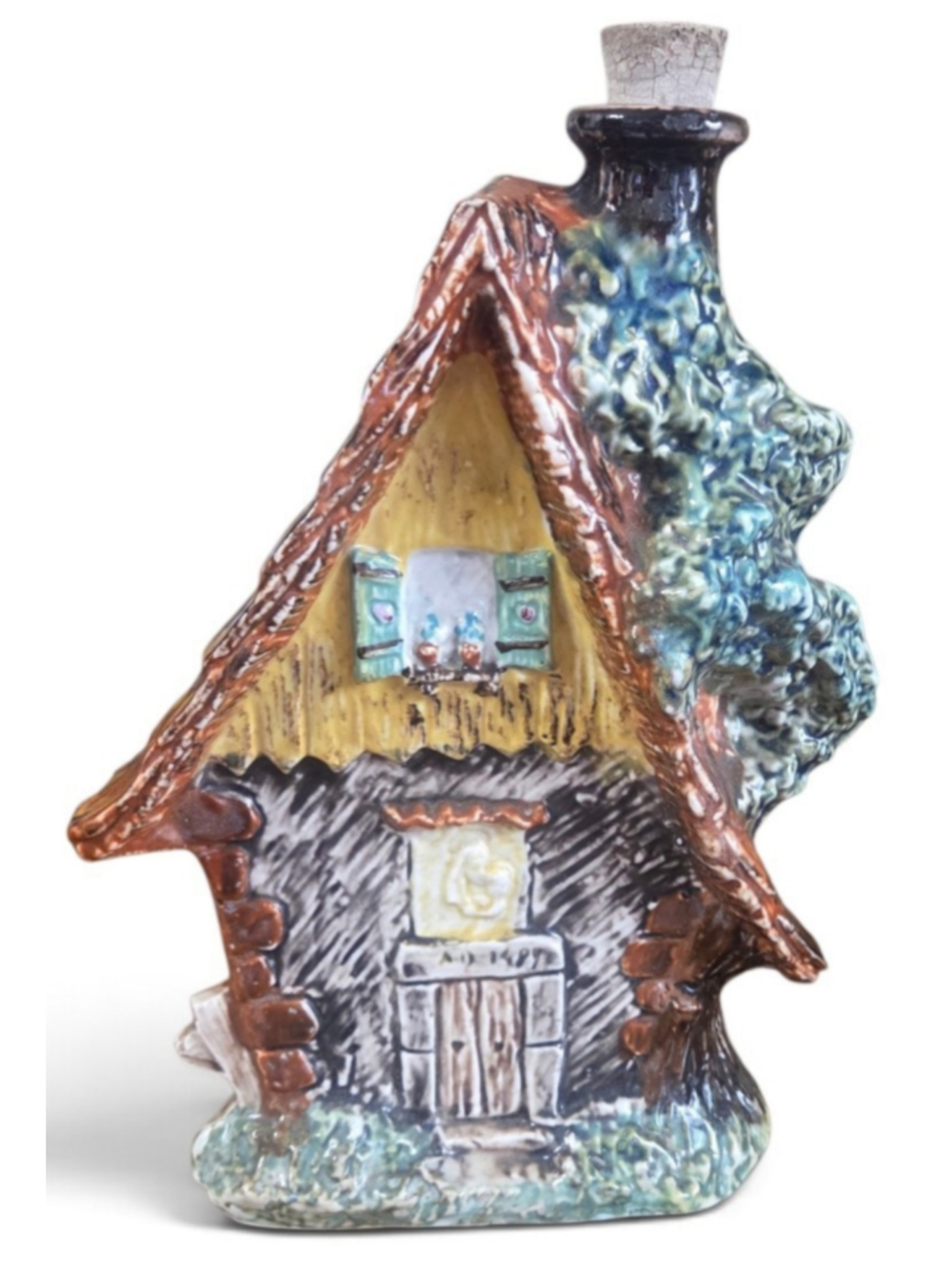 Unbranded vintage Ceramic Cottage House Bottle